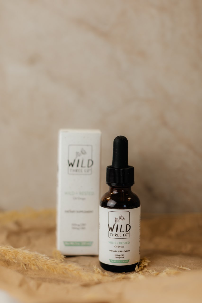 Organic WILD + RESTED Oil Drops with Hemp Cannabinoids