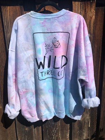 WILD + ONE Ice Hand-Dyed Sweatshirt