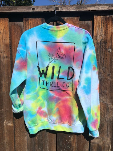 WILD + POWERFUL Hand-Dyed Sweatshirt